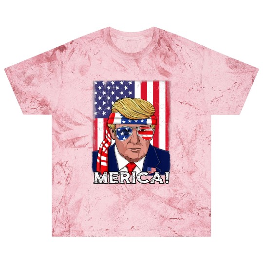 4th Of July Trump Merica USA Boys Girls Kids Blast T Shirts
