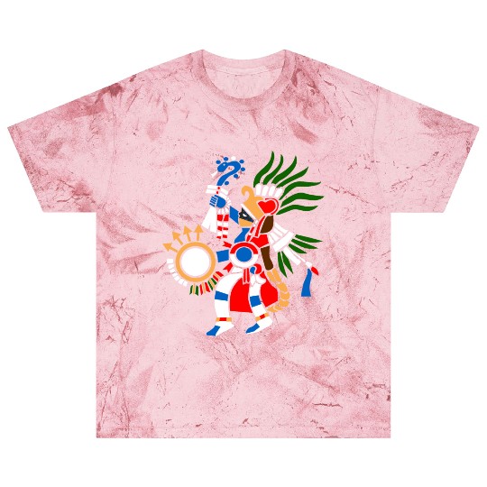 Aztec Symbol Aztec God of War Huitzilopochtli Blast T Shirts