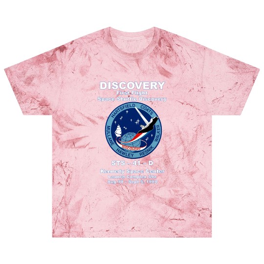 NASA Space Shuttle STS-41-D Vintage Crew Blast T Shirts