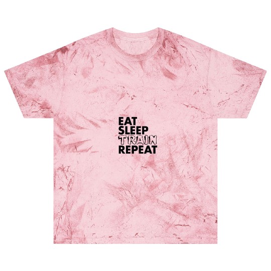 eat sleep train repeat Blast T Shirts