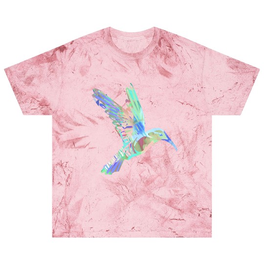 hummingbird, bird, aquarell, green, pastel, flying Blast T Shirts