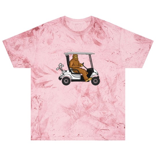 Bigfoot Golf Cart Gift Blast T Shirts