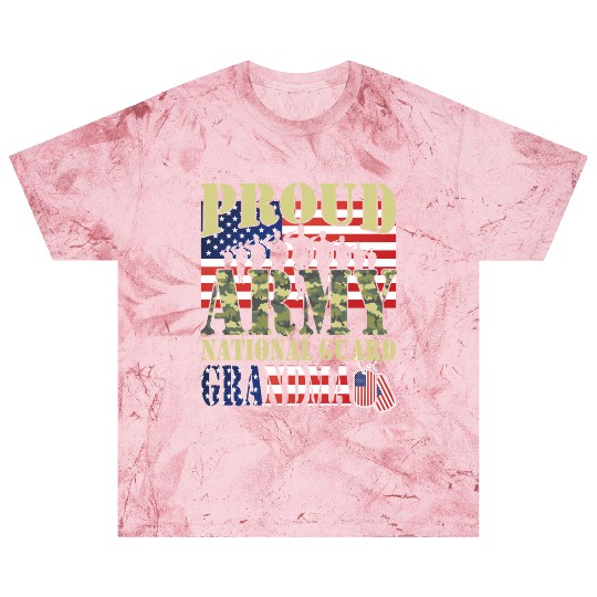 Proud Army National Guard Grandma Blast T Shirts