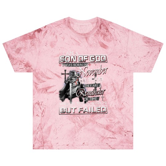 November Man Son Of God Blast T Shirts