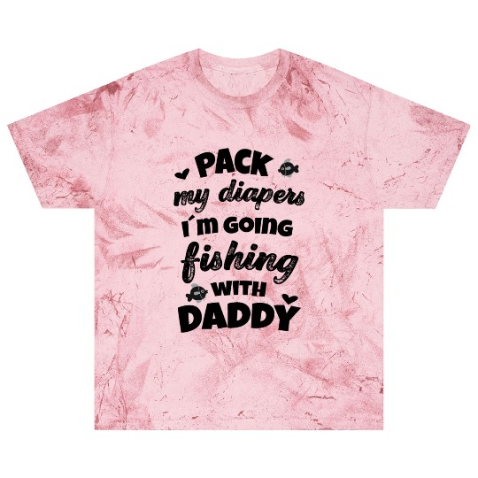 Daddy´s little fishing buddy Father Newborn Baby Blast T Shirts