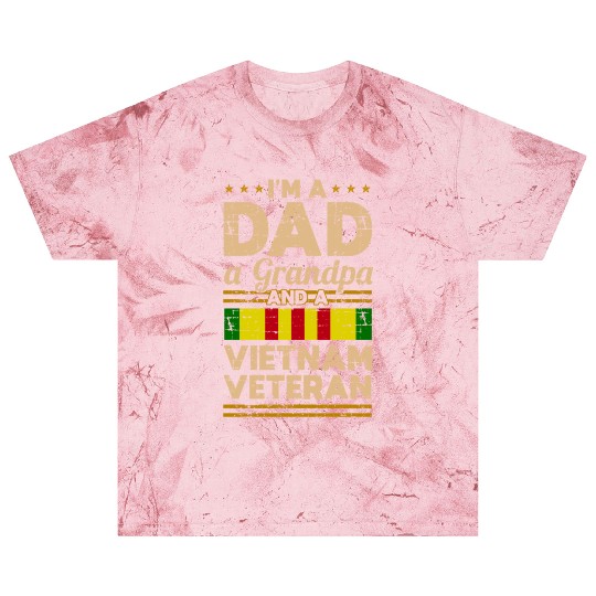 Dad Grandpa Vietnam Veteran Vintage Blast T Shirts