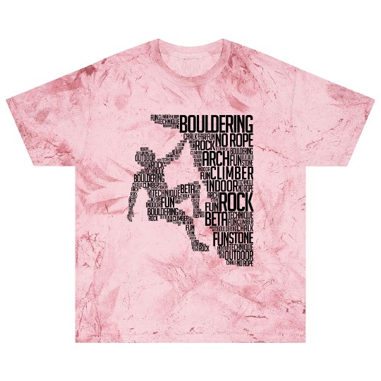 Bouldering Rock Climbing Adventure Free Climber Blast T Shirts