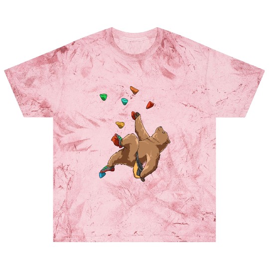 Grizzly Bouldering and Rock Climbing Gift Blast T Shirts