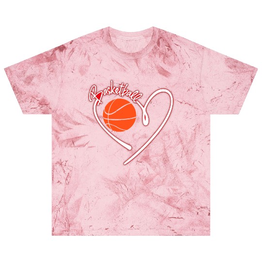 I Love Basketball Girl Basketball Player Heart Blast T Shirts