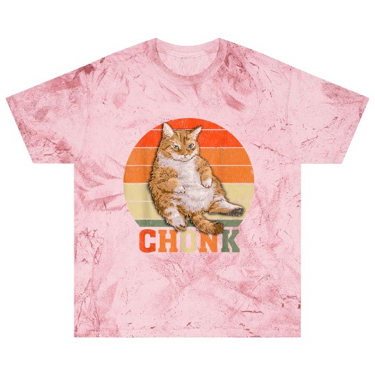 Funny Overweight Chubby Chonk Cat Meme Memes Blast T Shirts