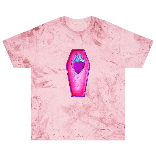 Pastel Goth Love Coffin Heart Blast T Shirts