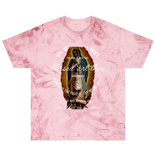 Our Lady of Guadalupe Hail Mary Prayer Catholic Gi Blast T Shirts