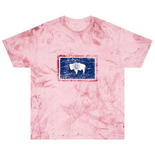 Wyoming ensign flag used look Blast T Shirts