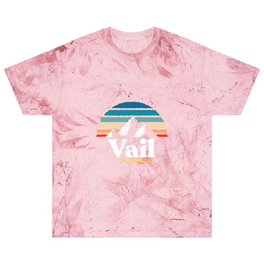 Vail Colorado Usa Ski Resort 1980S Retro Gift Blast T Shirts