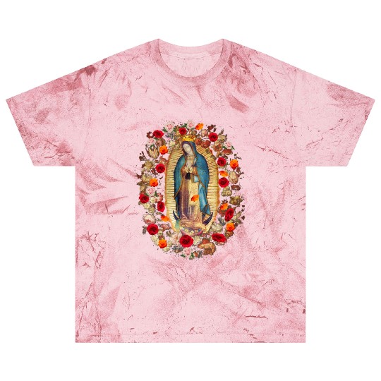 Our Lady Of Guadalupe Mexico Virgin Mary Tilma Pro Blast T Shirts
