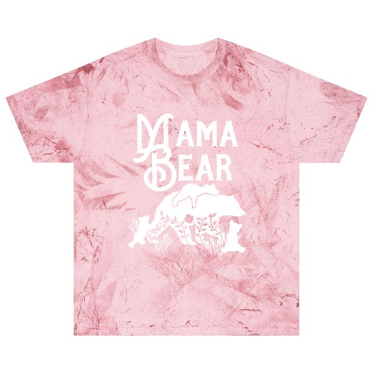 Mama Bear Mom Bear 3 cubs Momma Bear Momlife Blast T Shirts