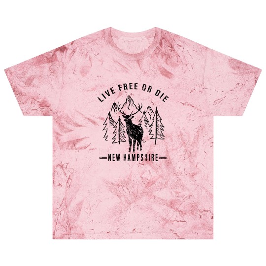 Live Free or Die New Hampshire Hiking Blast T Shirts
