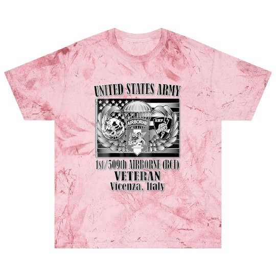 1 509th Airborne BCT Veteran Back Design Blast T Shirts