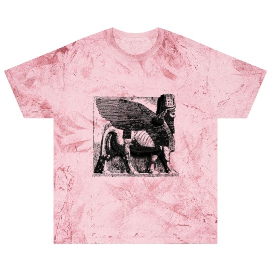 Lamassu Sumerian Persian Lion Bull Human Head Blast T Shirts