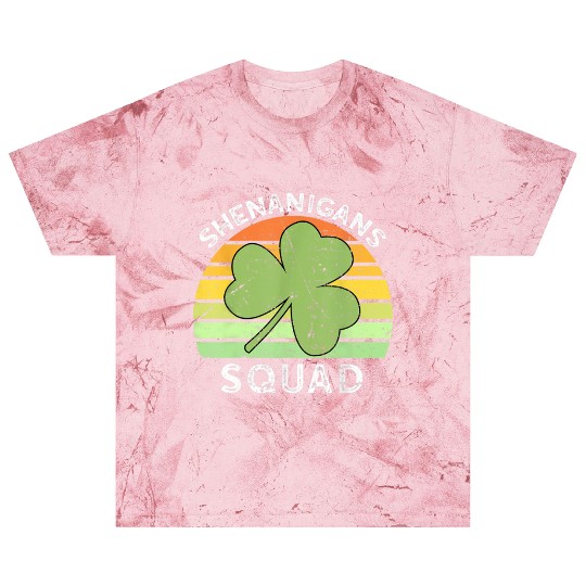 Shenanigans Squad Matching Vintage St Patricks Day Blast T Shirts