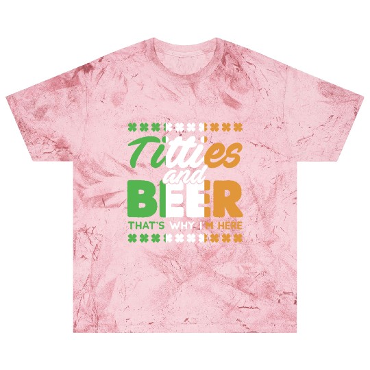 Funny St. Patricks Day Irish Titties And Beer Gift Blast T Shirts