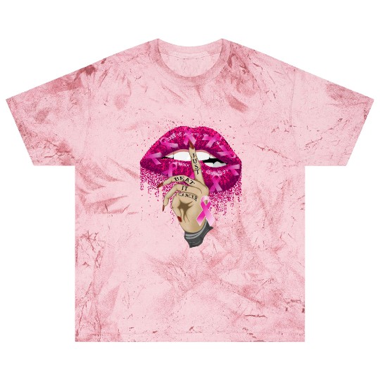 Just Beat It Cancer Mouth Breast Cancer Blast T Shirts