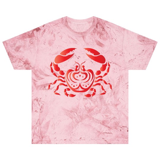 Red Crab, Tribal Art Style Blast T Shirts