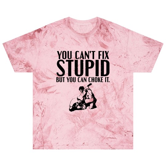 You Can't Fix Stupid But Can Choked It Jiu Jitsu Blast T Shirts