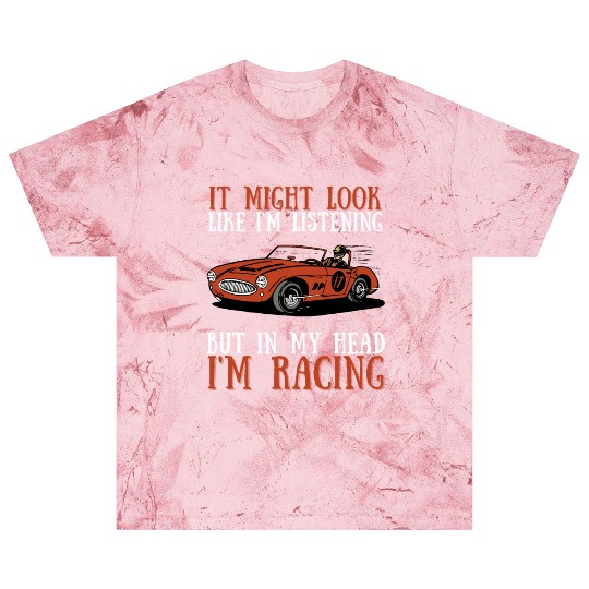 Racing Race Car Driver And Muscle Car Blast T Shirts