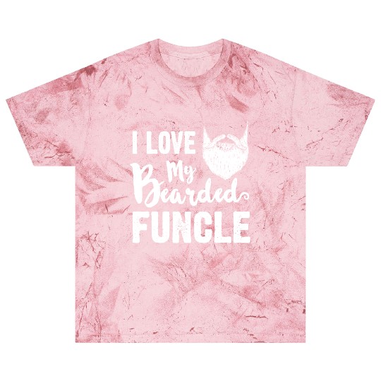 I Love My Bearded Funcle Cool Uncle Family Gift Blast T Shirts