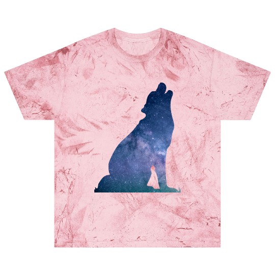 Galaxy Wolf Blast T Shirts