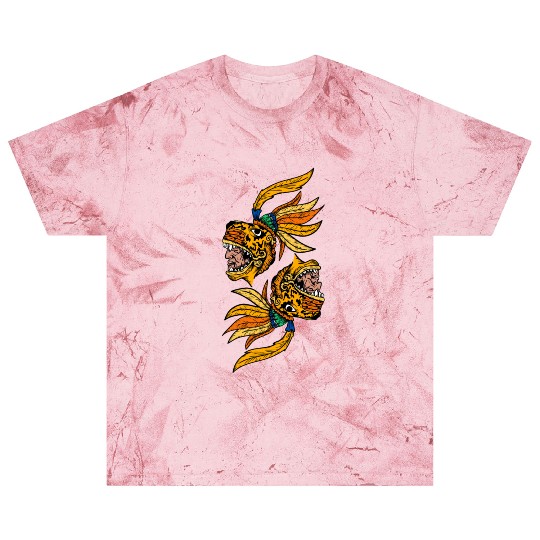 Aztec Warior Jaguar Maya Inca Culture Blast T Shirts