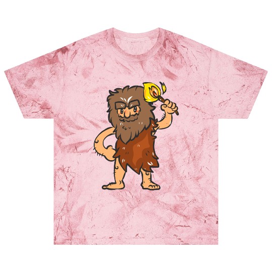 Caveman with Torch Blast T Shirts
