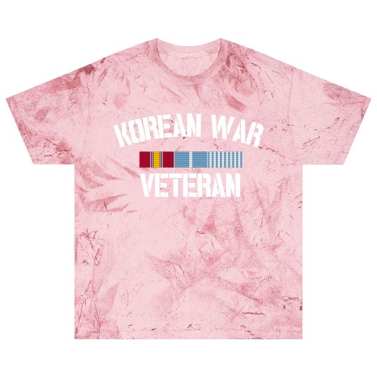 Korean War Veteran Pride Korea Service Ribbon birt Blast T Shirts