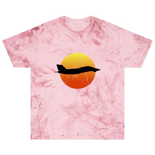 F-14 Tomcat Silhouette Retro Sunset Military F14 Blast T Shirts