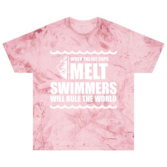 Swimmer Outdoor Pool Lifeguard Swimming Swim Blast T Shirts
