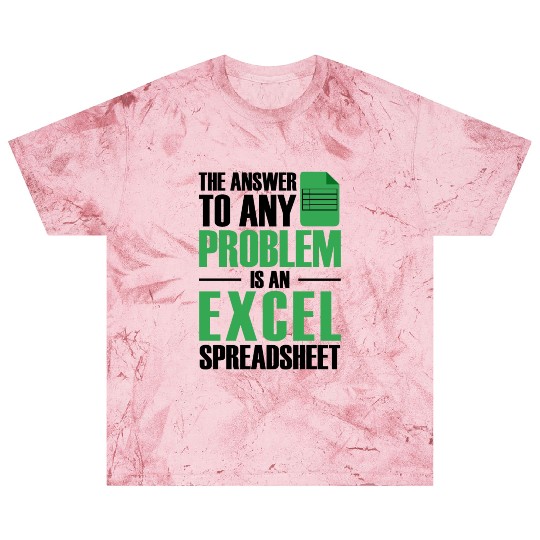 Answer To Any Problem Excel Spreadsheet Accountant Blast T Shirts