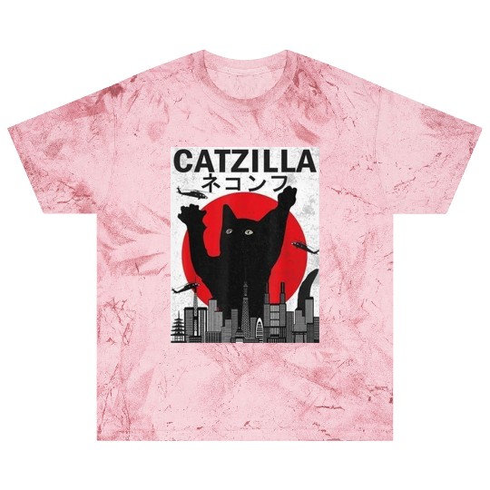 Vintage Catzilla Japanese Sunset Style Blast T Shirts