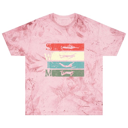 Retro Vintage Swimming Swimmers Swim Blast T Shirts