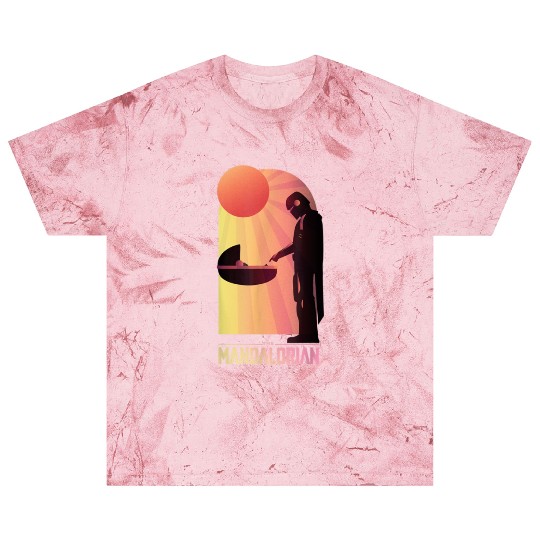 Star Wars The Mandalorian The Child Sunset Meeting Blast T Shirts