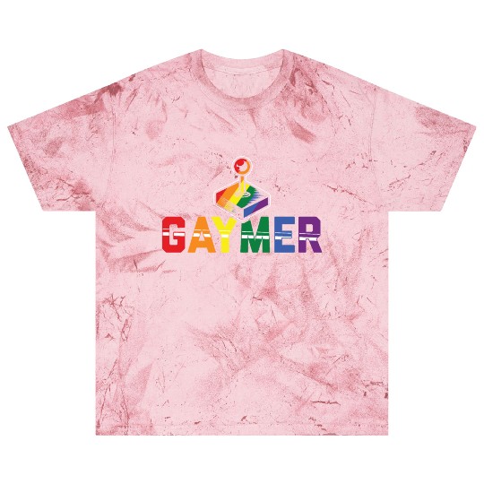 Gaymer Gay Gamer Rainbow Pride LGBT Controller Blast T Shirts