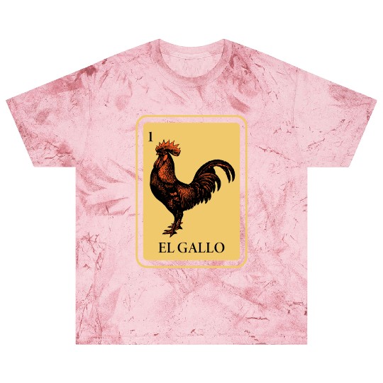 Mexican El Gallo Lottery Traditional Rooster Bingo Blast T Shirts