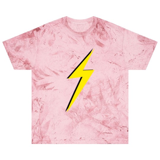 double Lightning Bolt Yellow And Black Blast T Shirts