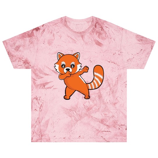 Dabbing Red Panda Cherry Blossoms Bamboo Blast T Shirts