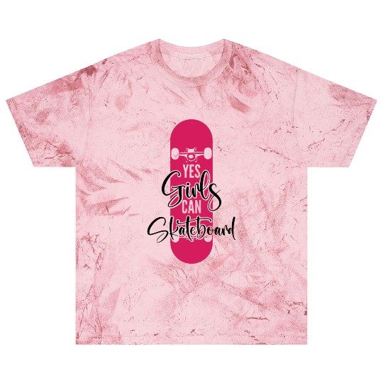 Yes Girls Can Skateboard Skateboarding Blast T Shirts