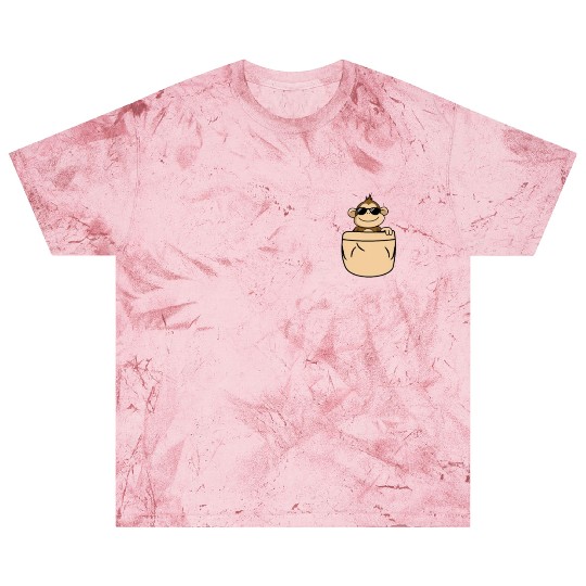 Monkey in Pocket Sunglasses Cute Blast T Shirts