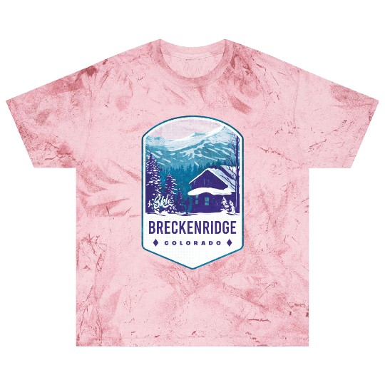 Breckenridge Colorado Ski Badge Blast T Shirts