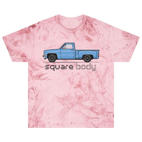 Square Body Light Blue Blast T Shirts