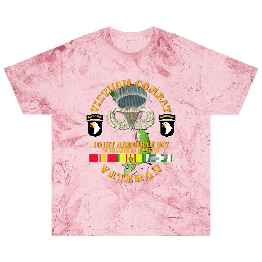 Army Vietnam Combat Veteran w 101st Airborne Div S Blast T Shirts