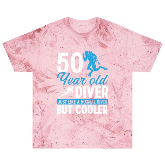 50th Birthday Scuba Divers Scuba Diving 50 Years Blast T Shirts